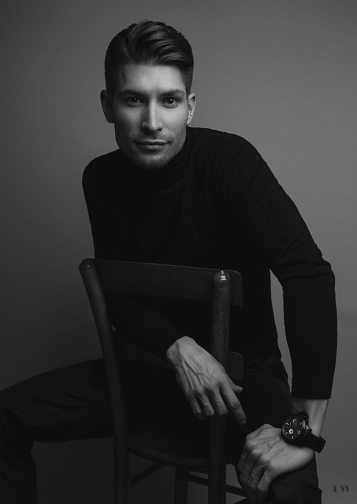 Miha Vodičar studio portrait